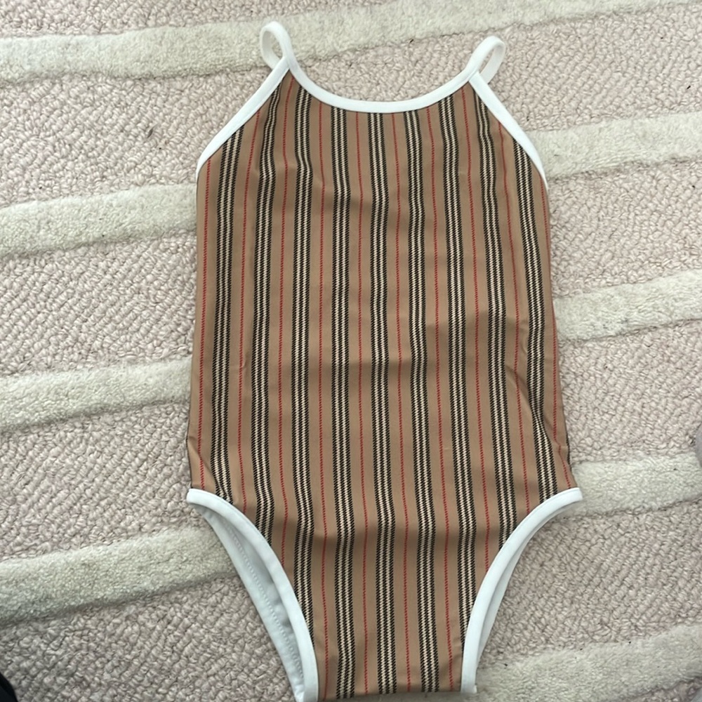 Authentic Burberry baby girls swimsuit in Sz 18 months